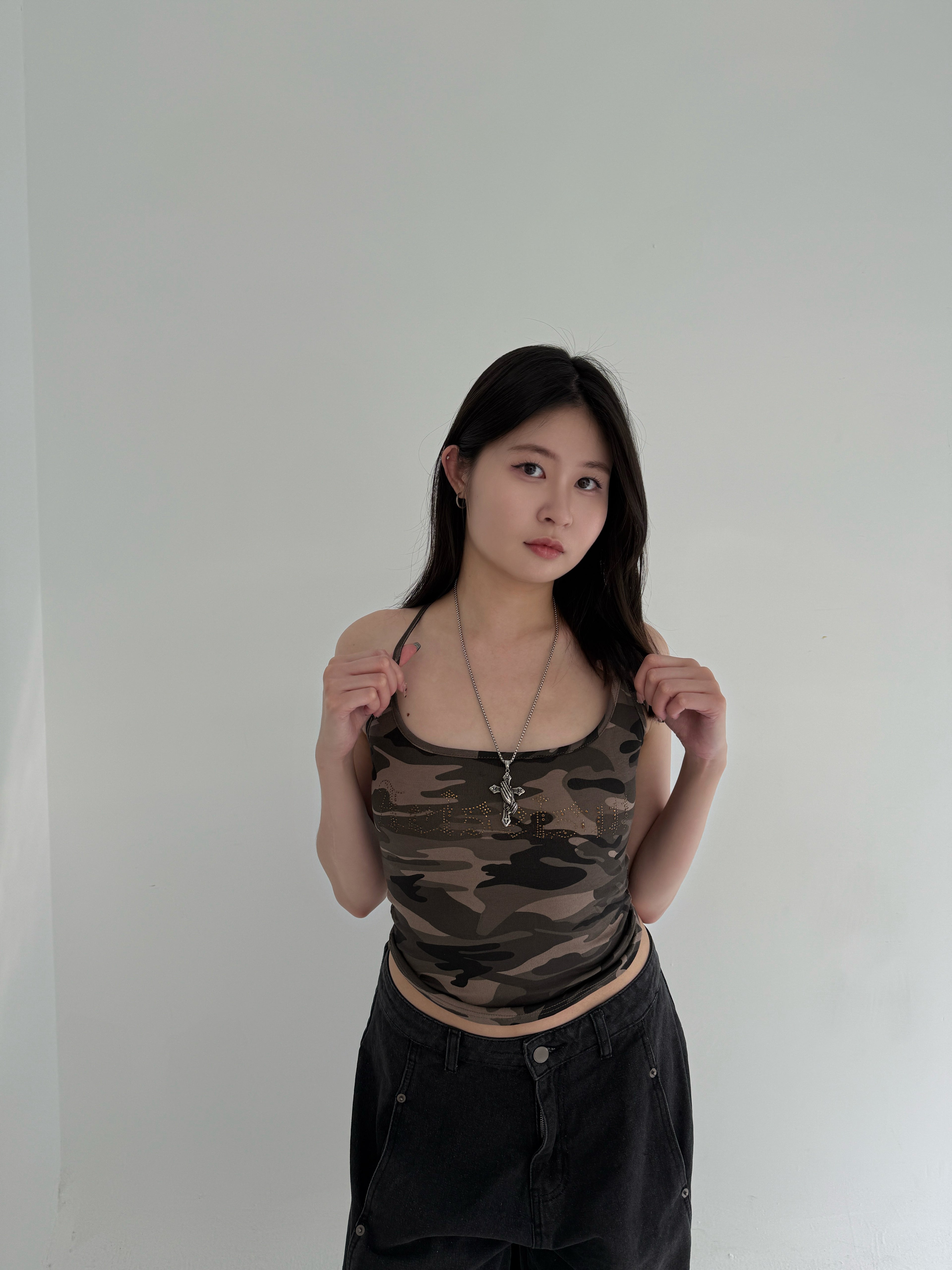 combat kiss 迷彩細肩