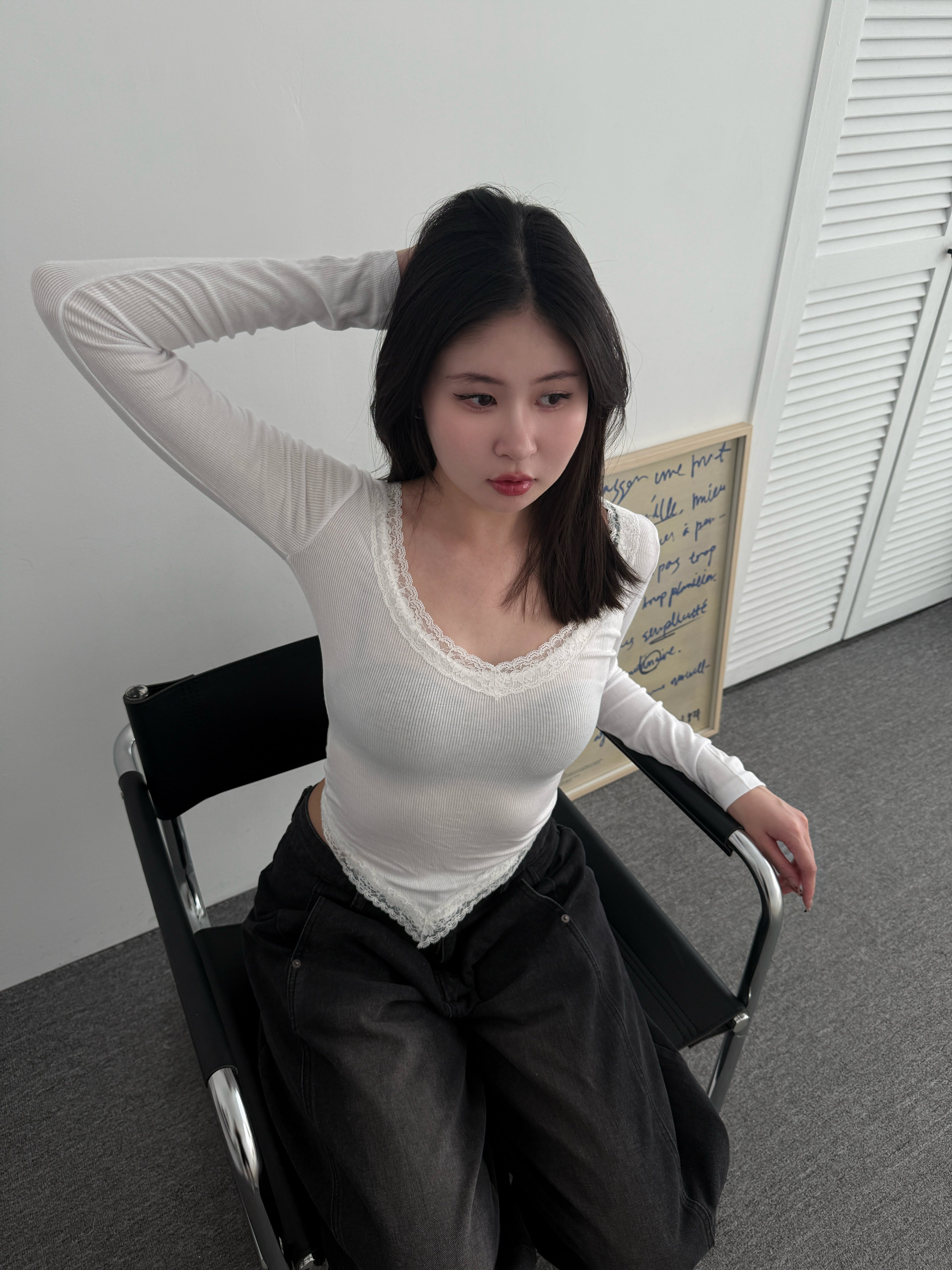 Sheer Lace 純慾蕾絲薄T