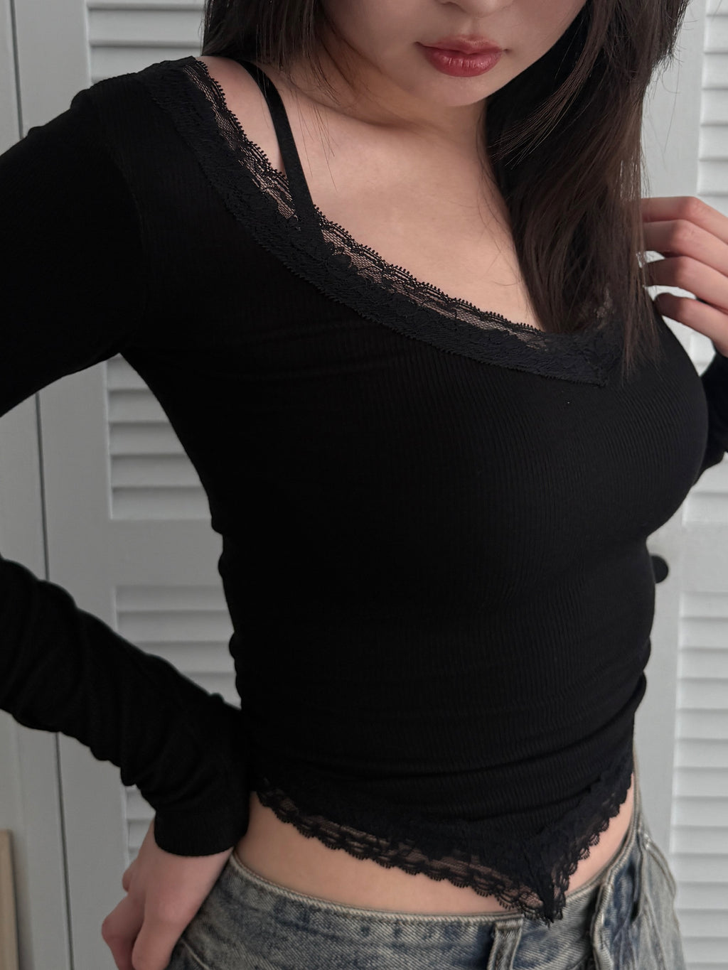 Sheer Lace 純慾蕾絲薄T